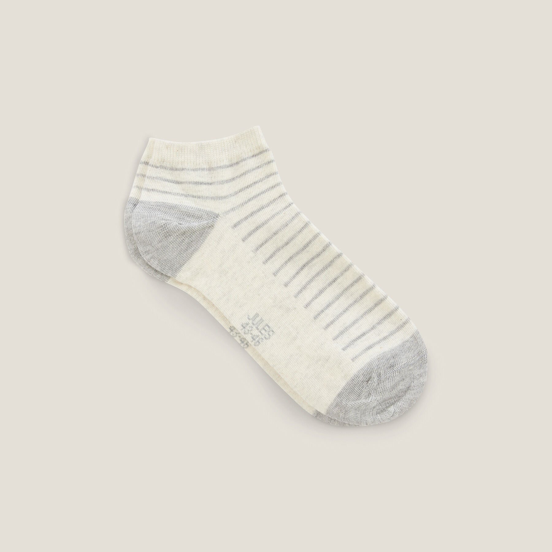 Chaussettes basses Ecru Jules