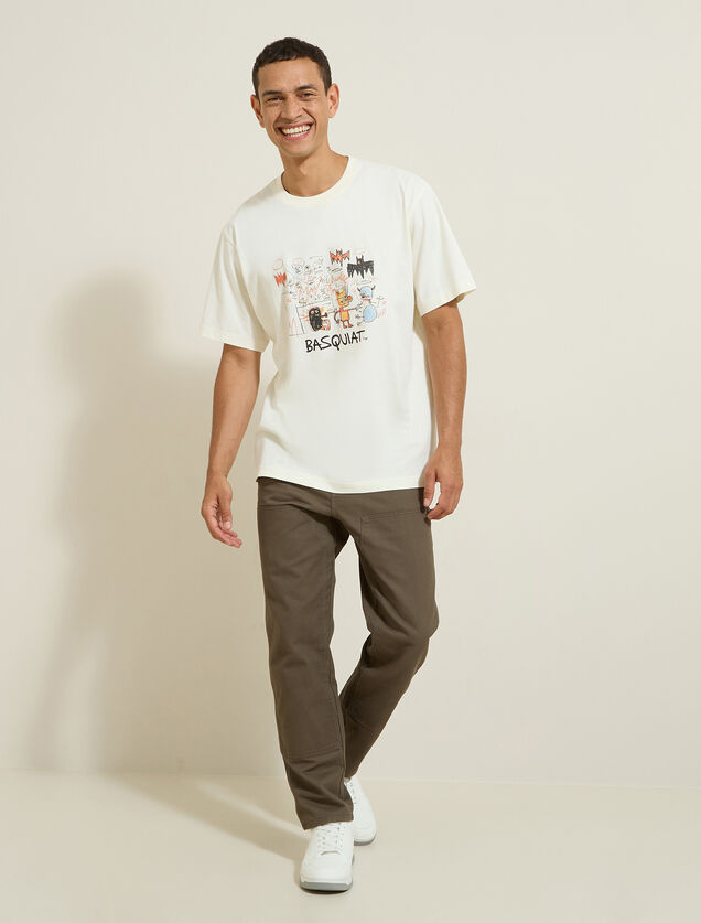 Tee shirt licence Basquiat