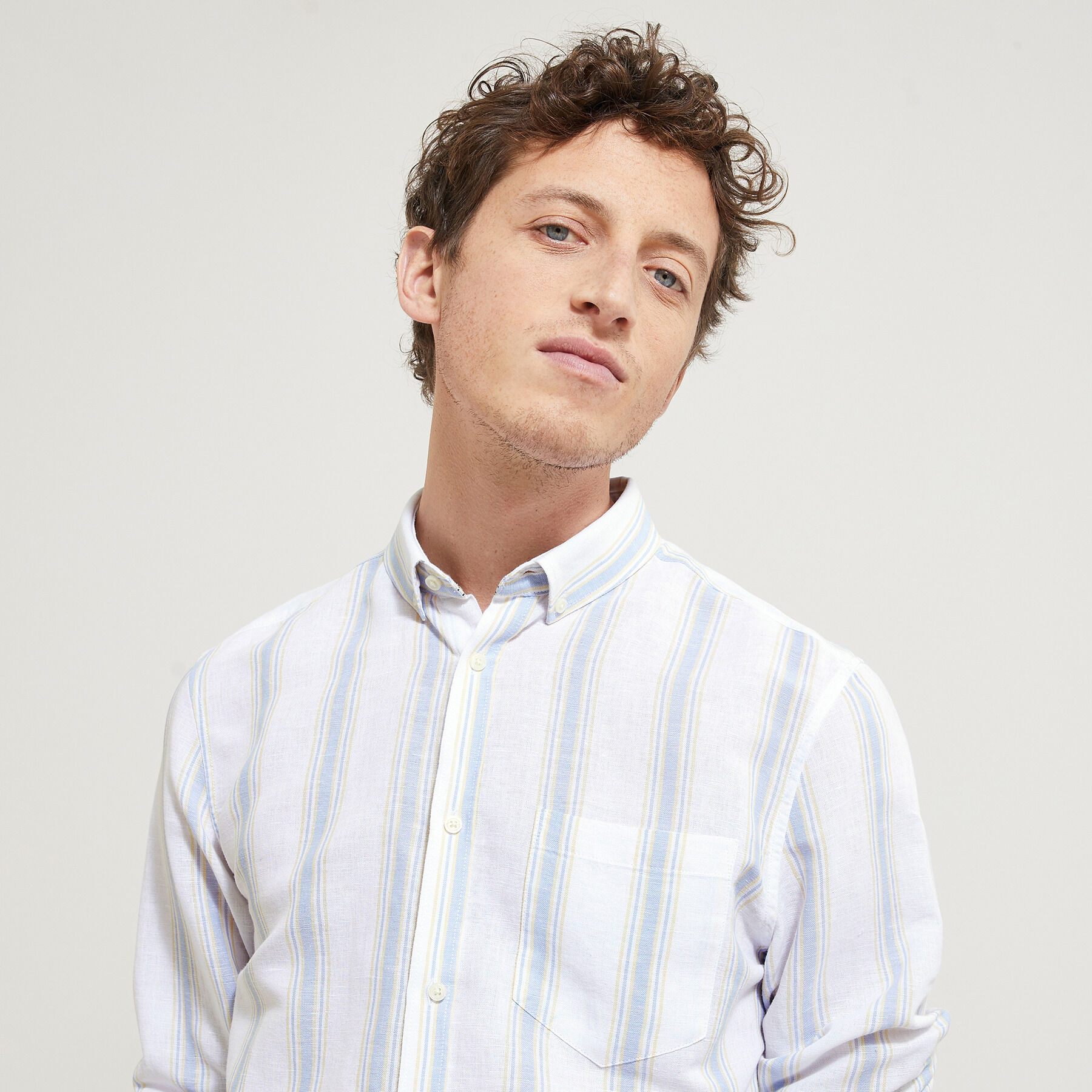 Chemise lin shop homme jules