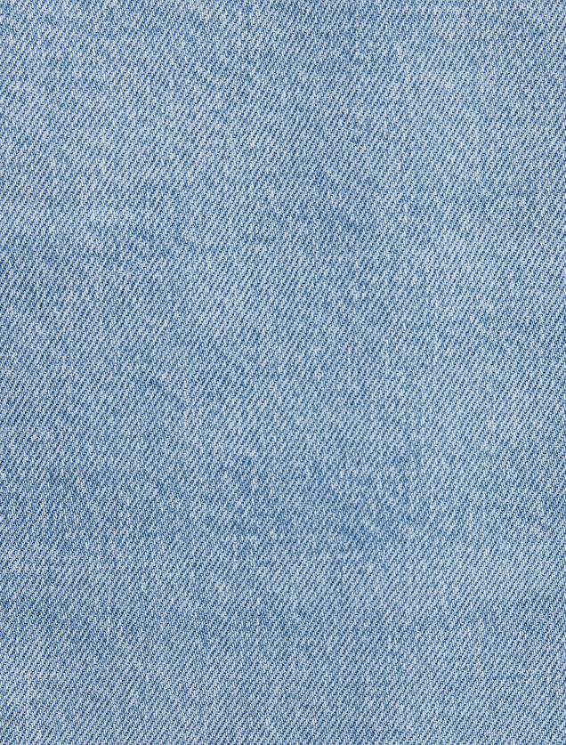 Bermuda en jean avec du coton recyclé