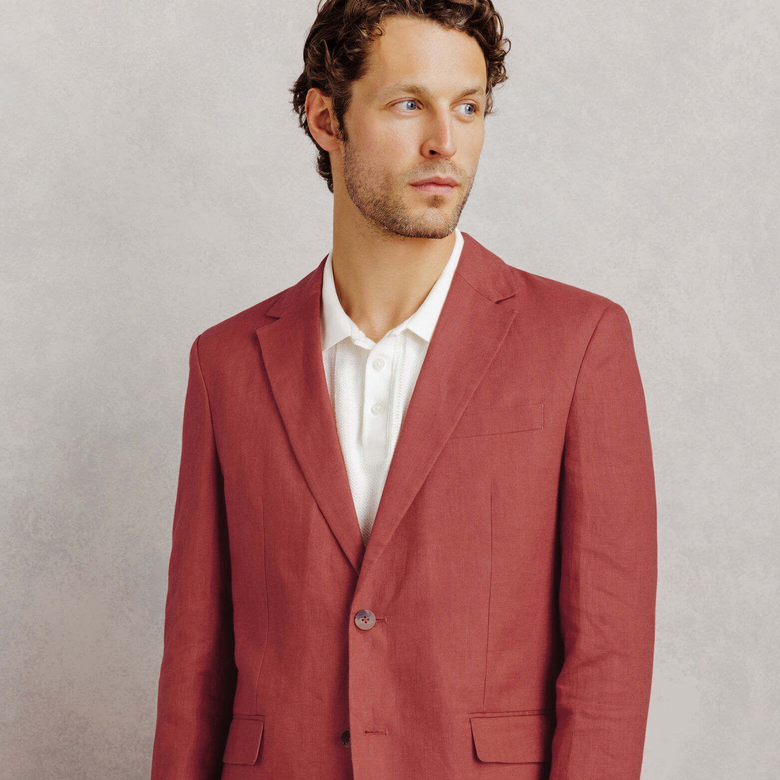 Veste de costume 100% lin confort