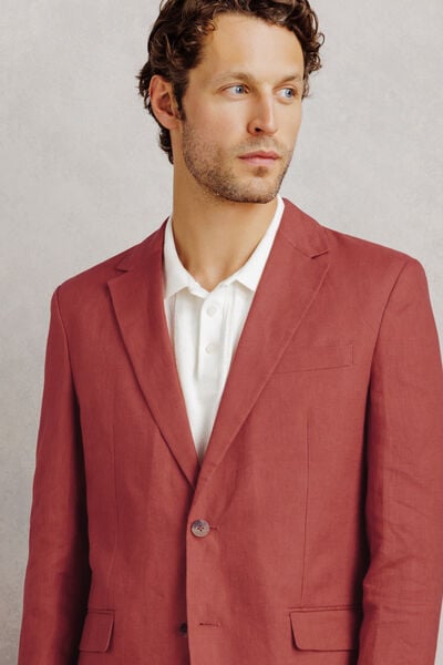 Veste de costume 100% lin confort