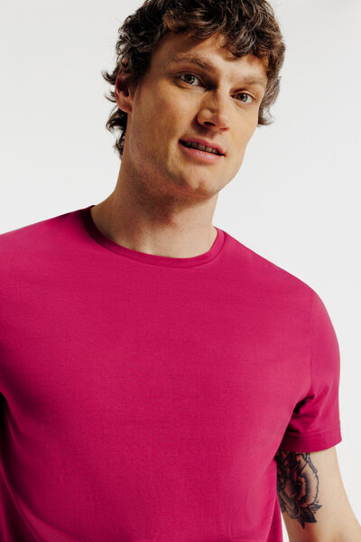 Basic T-shirt met ronde hals