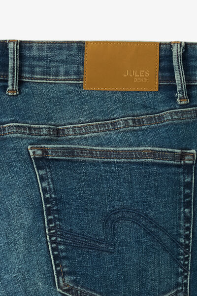 Jean straight urbanflex 3 longueurs d&eacute;lav&eacute;