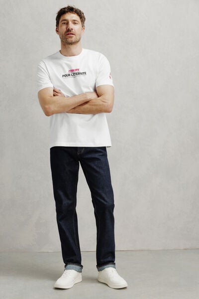 Tee shirt imprim&eacute; devant licence L'&Eacute;quipe