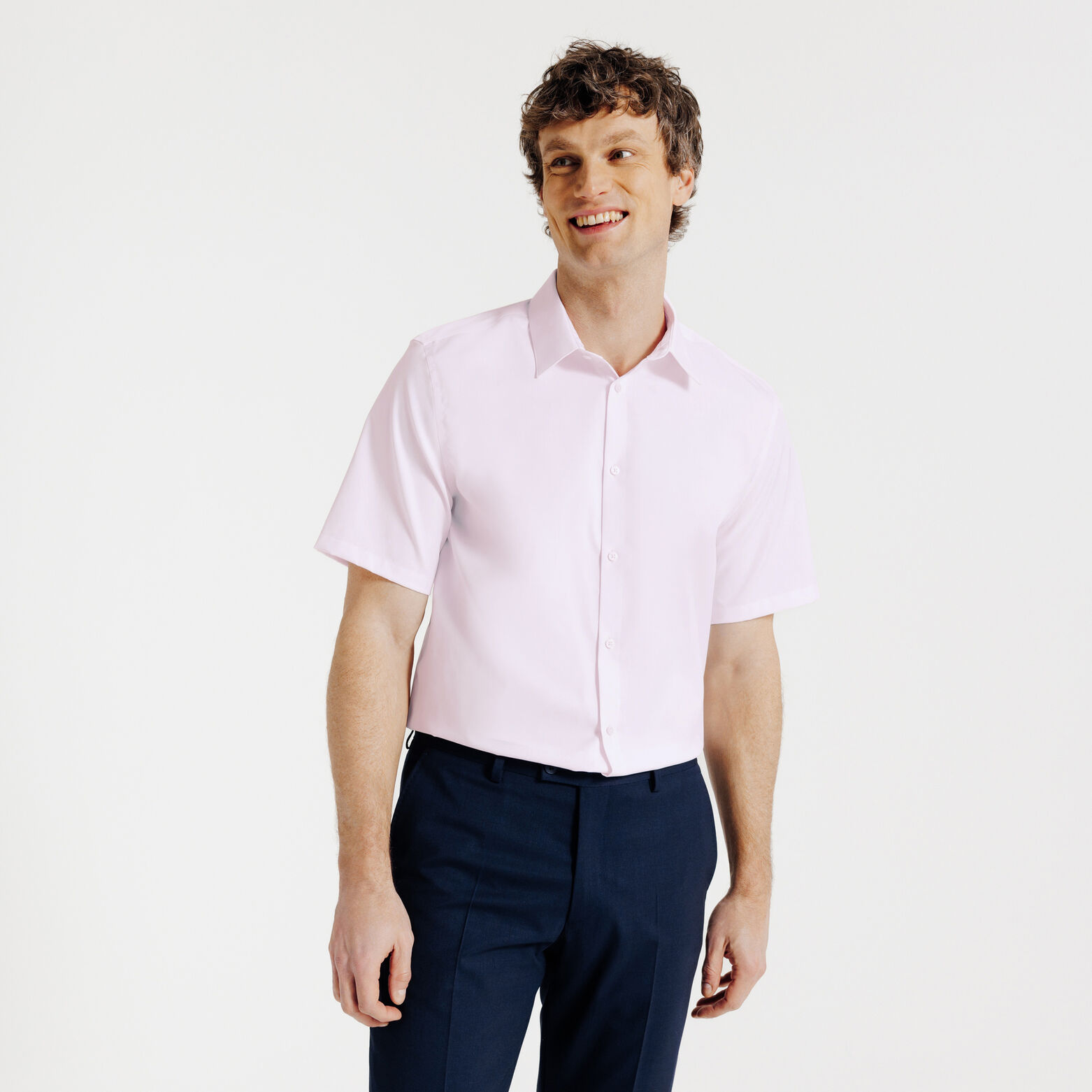 Chemisette en coton sans repassage