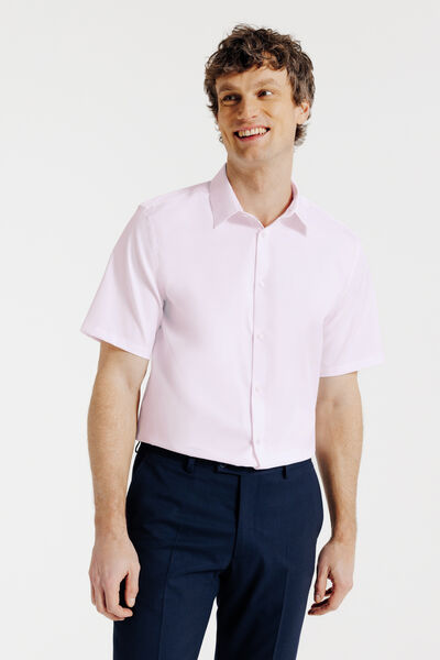 Chemisette en coton sans repassage