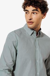 Chemise en coton rayée