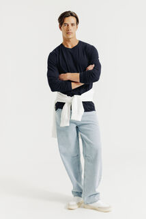 Tee shirt manches longues mati&egrave;re douce