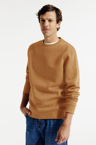 Sweat col rond uni