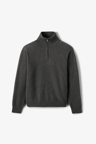 Pull col camionneur mousseux