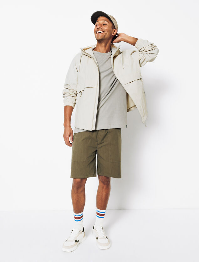 Bermuda matière technique