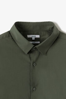 Chemise regular unie coton