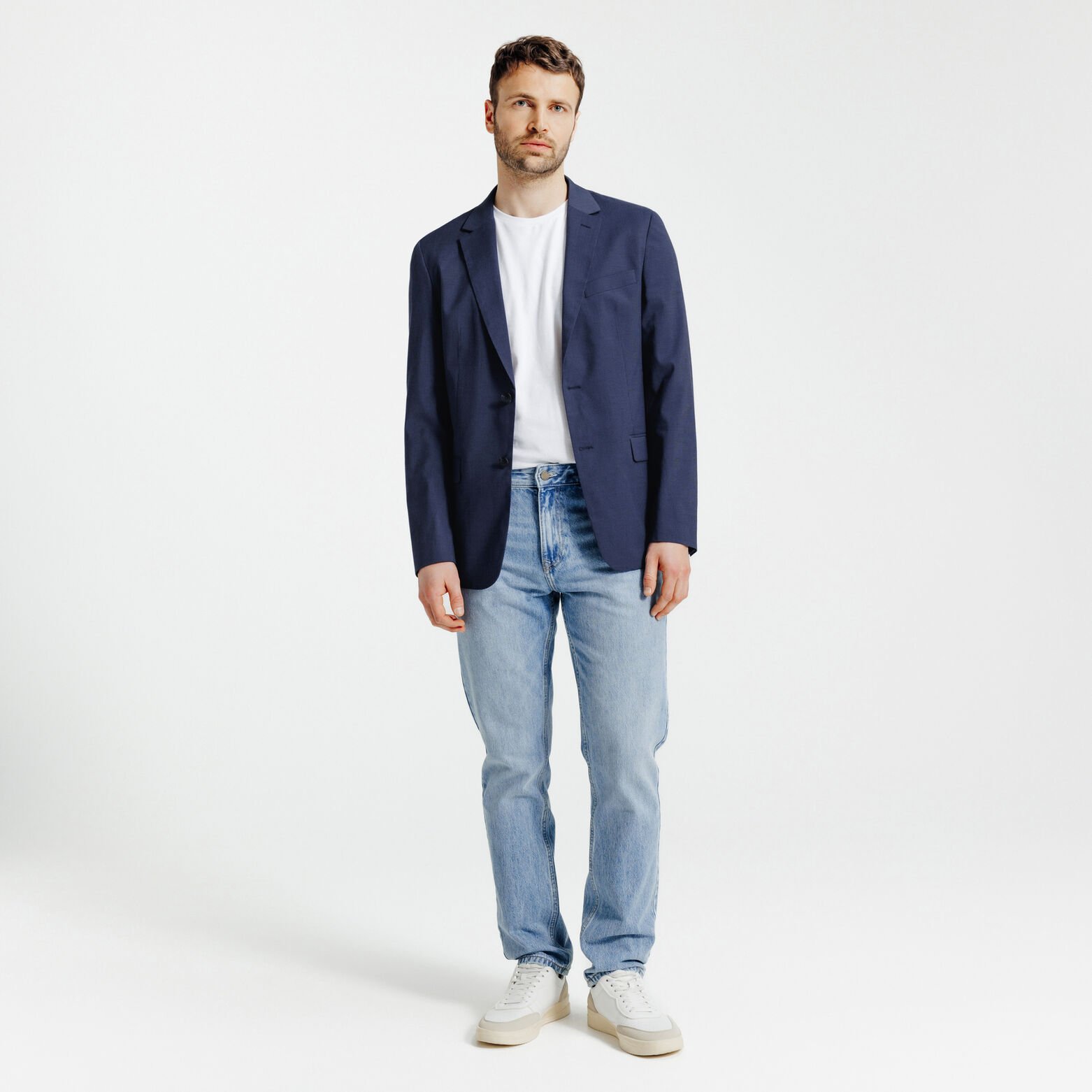 Veste de costume slim pied de puce