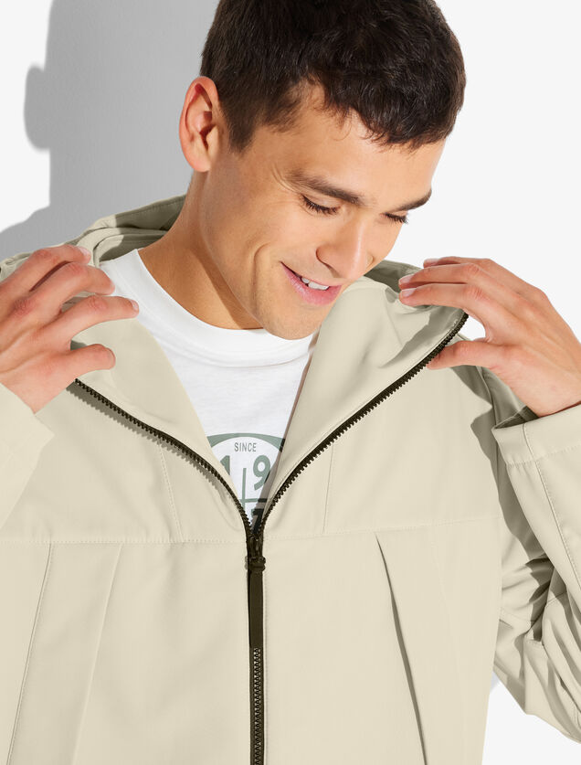 Softshell jack met kap