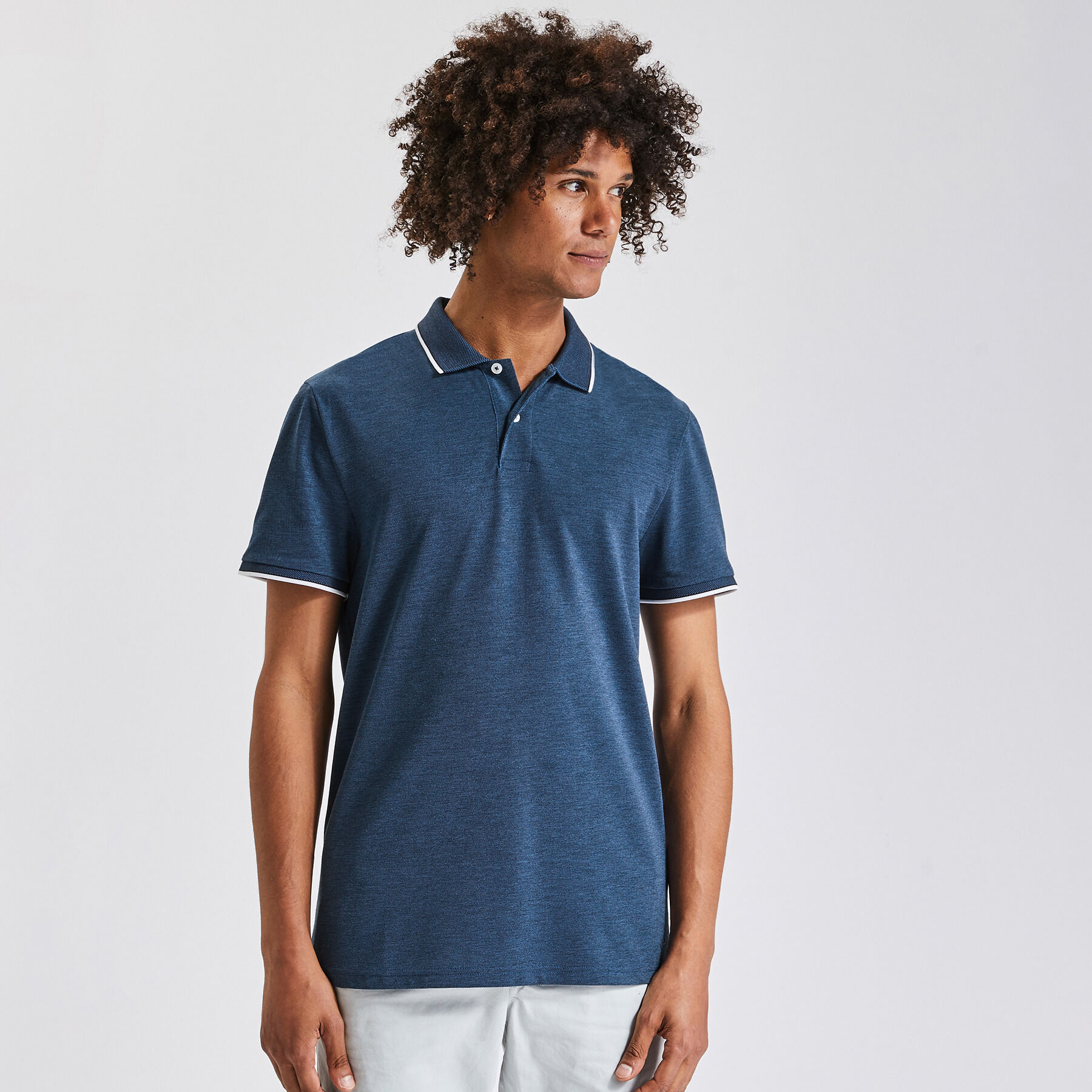 Homme Vêtements Jules Homme Tee-shirts & Polos Jules Homme Polos Jules Homme Polos Jules Homme bleu S Polo JULES 1 