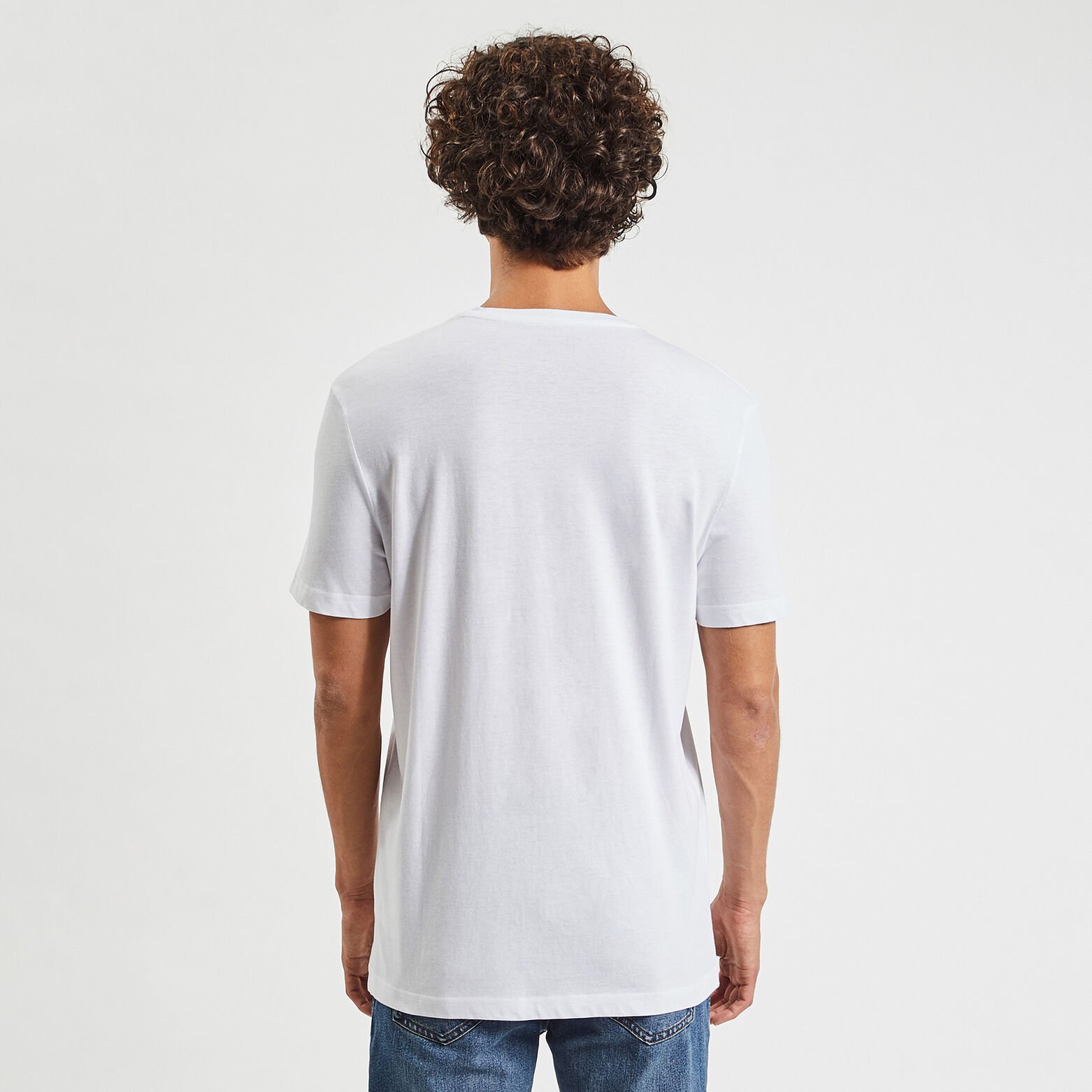 Basic T-shirt met ronde hals
