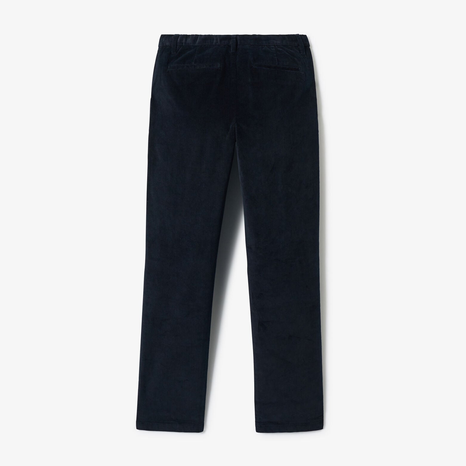 Fluwelen straight chinobroek