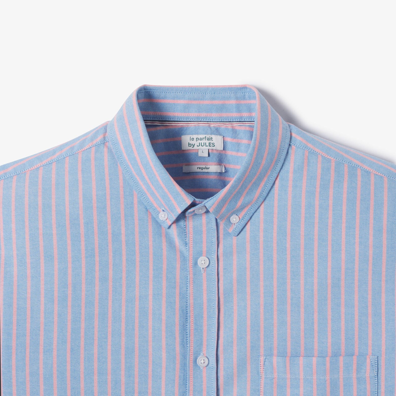 Chemise oxford ray&eacute;e "le parfait by JULES"