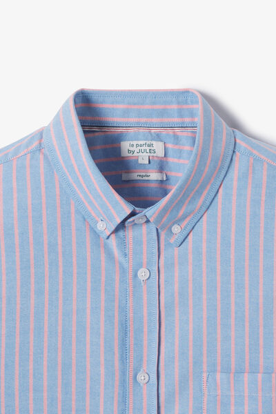 Chemise oxford ray&eacute;e "le parfait by JULES"