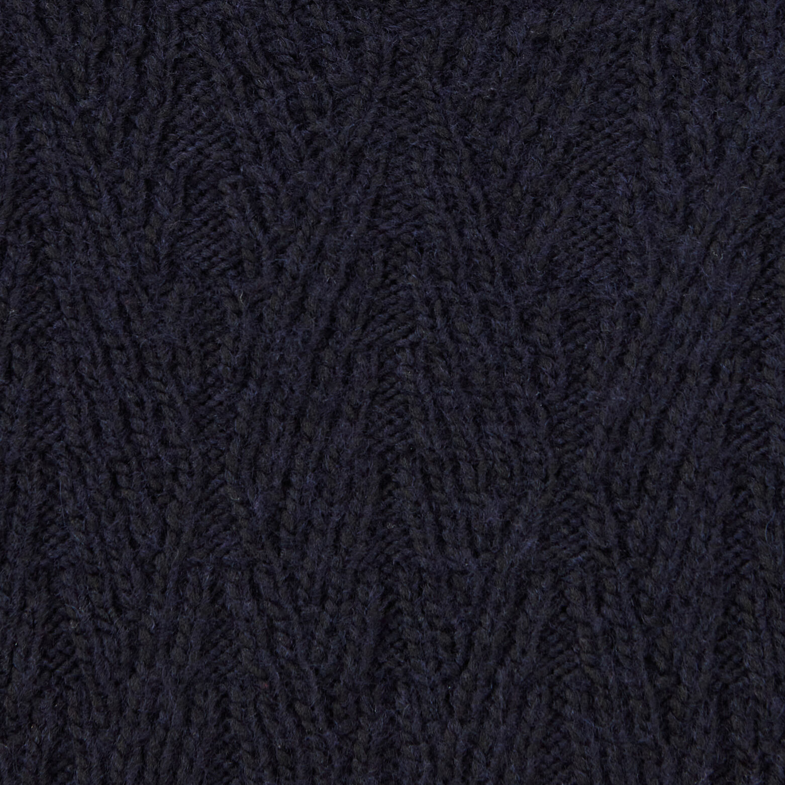 Kabeltrui met ronde hals