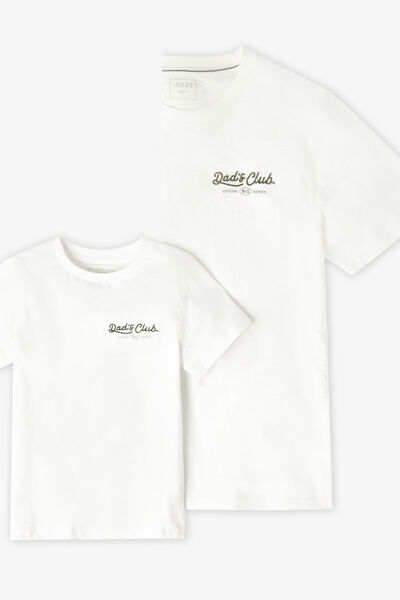 Tee shirt f&ecirc;te brod&eacute; en coton