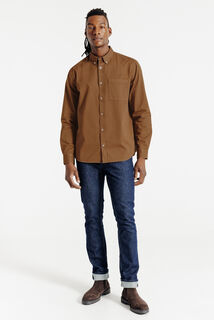 Chemise en coton unie