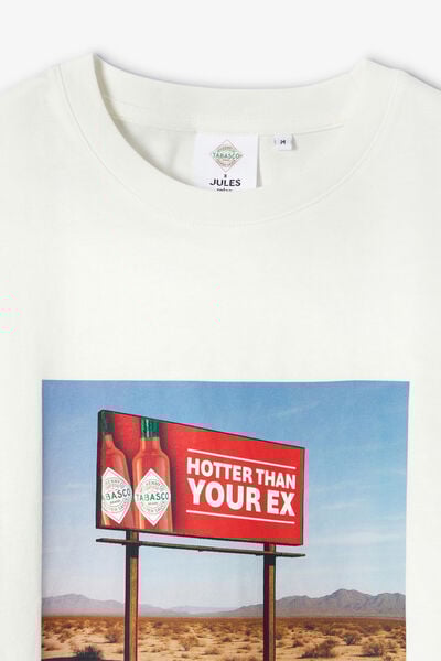 Tee shirt imprim&eacute; licence Tabasco