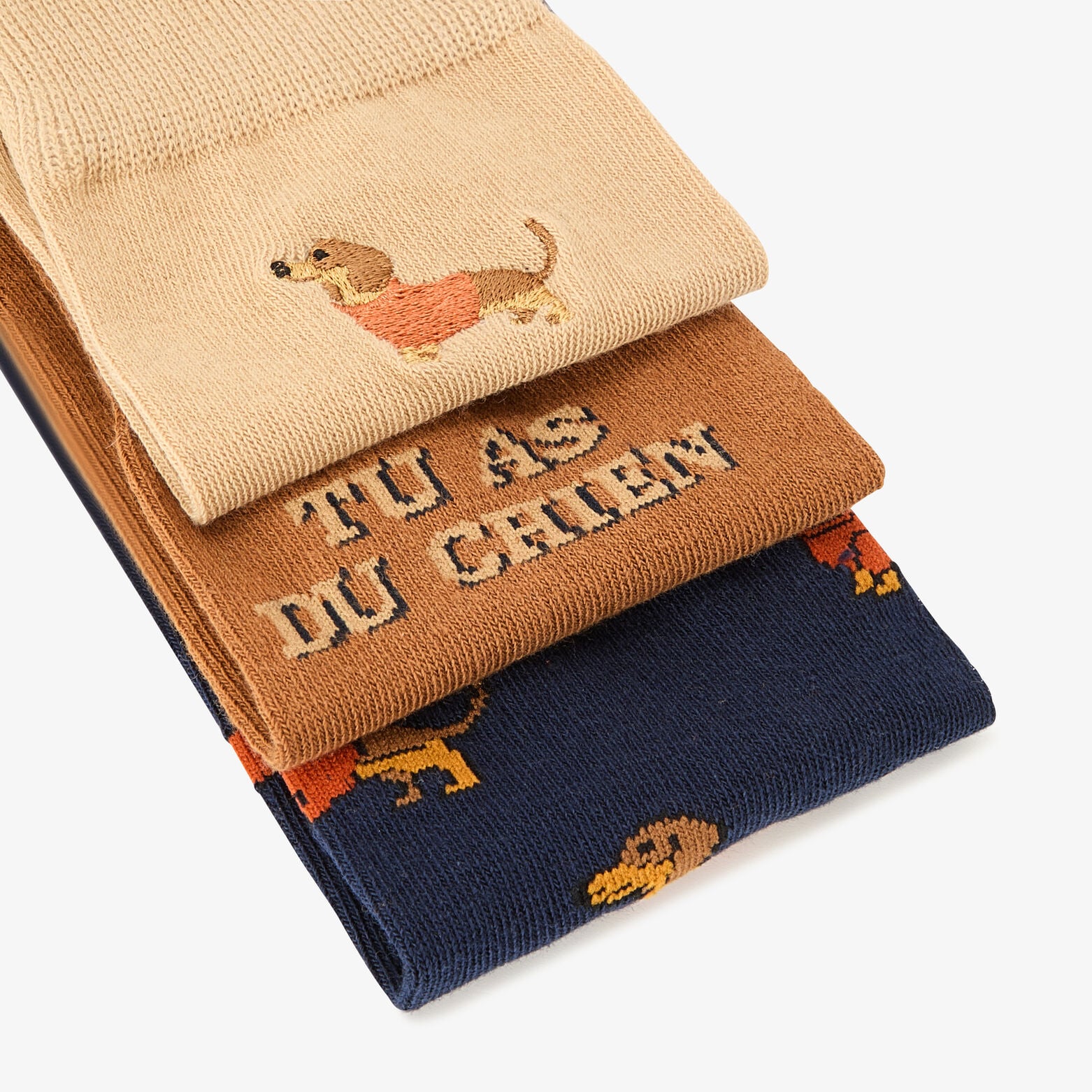 Coffret 3 paires de chaussettes fantaisie