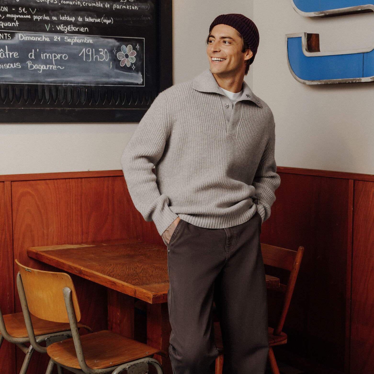 Pull col camionneur lambswool