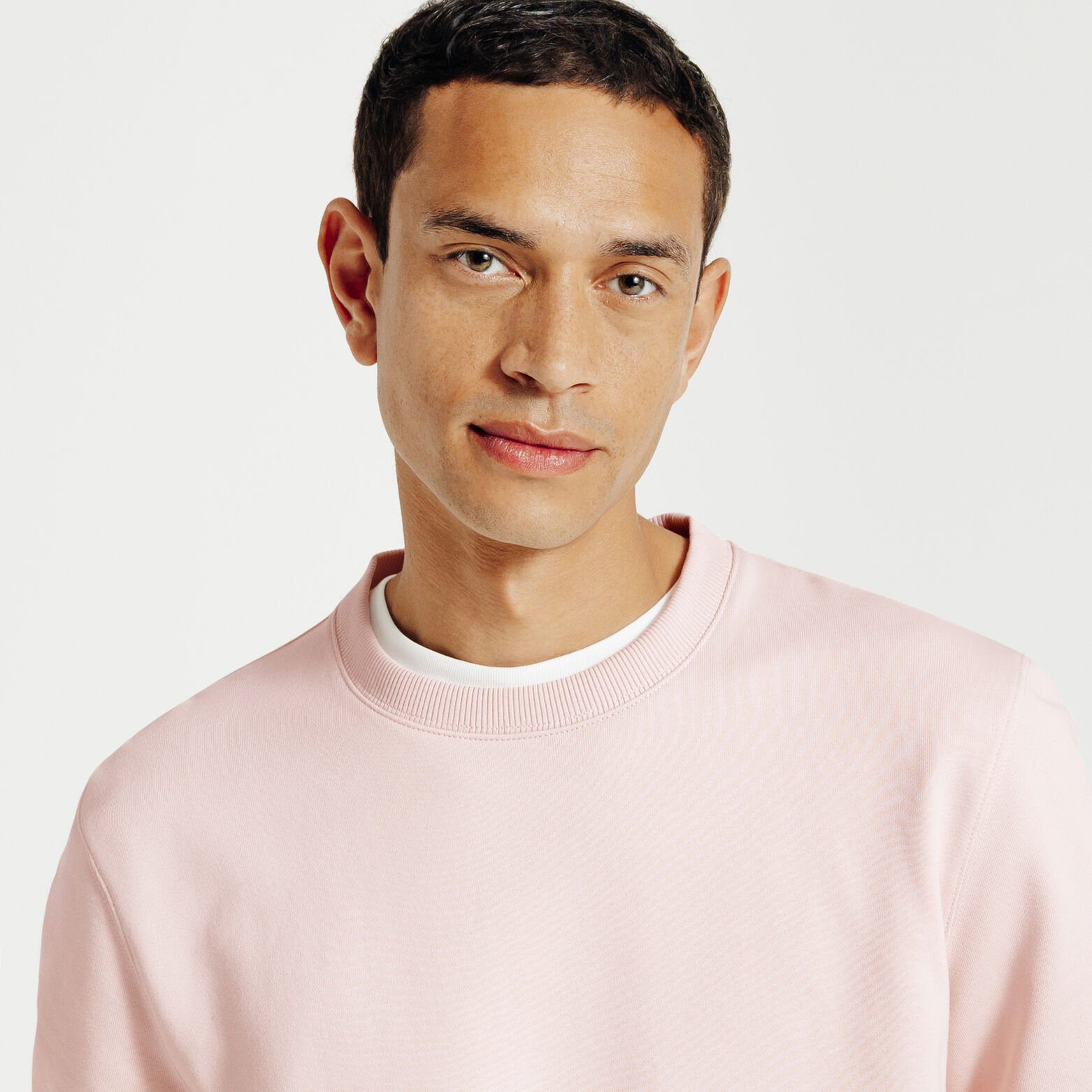Sweat col rond uni