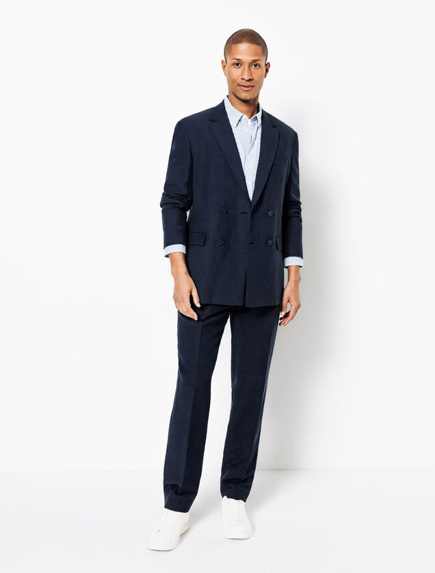 Veste de costume croisée