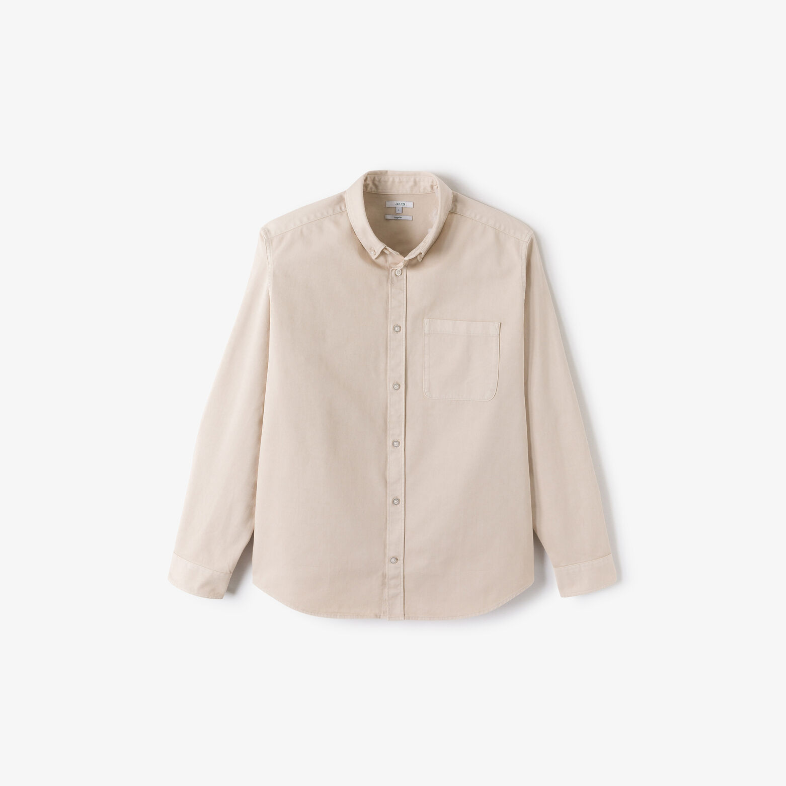 Chemise en coton unie