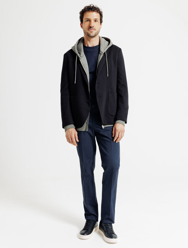 Veste blazer ray&eacute;e