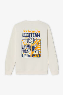 Sweater met Japan print by Paiheme Studio