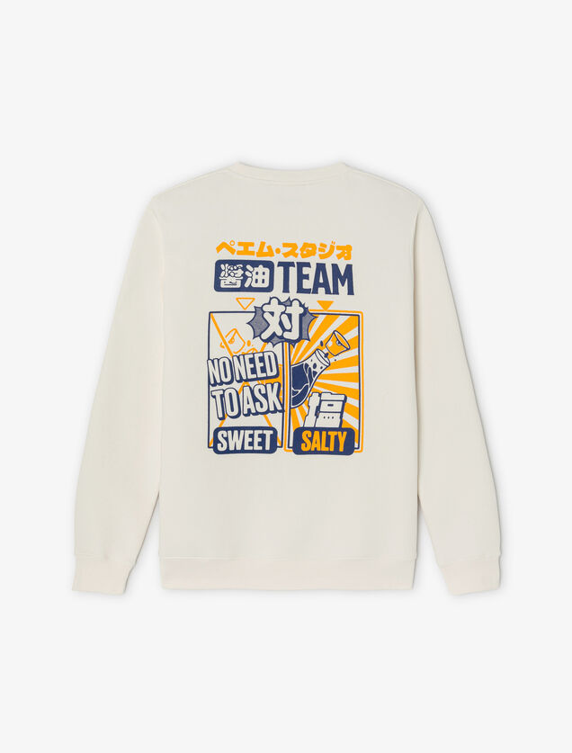 Sweater met Japan print by Paiheme Studio
