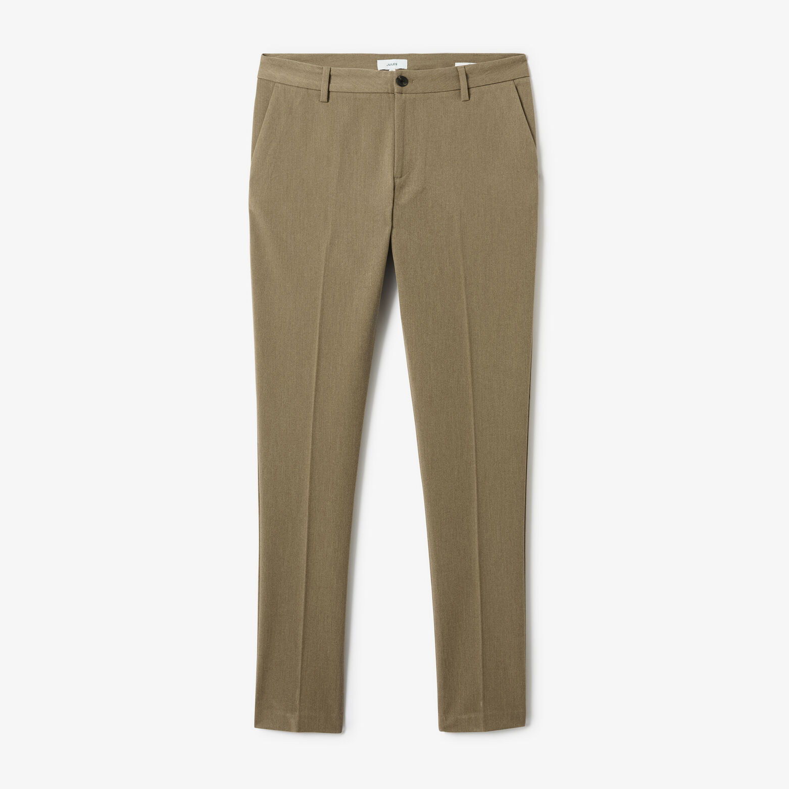 Pantalon chino slim en flanelle