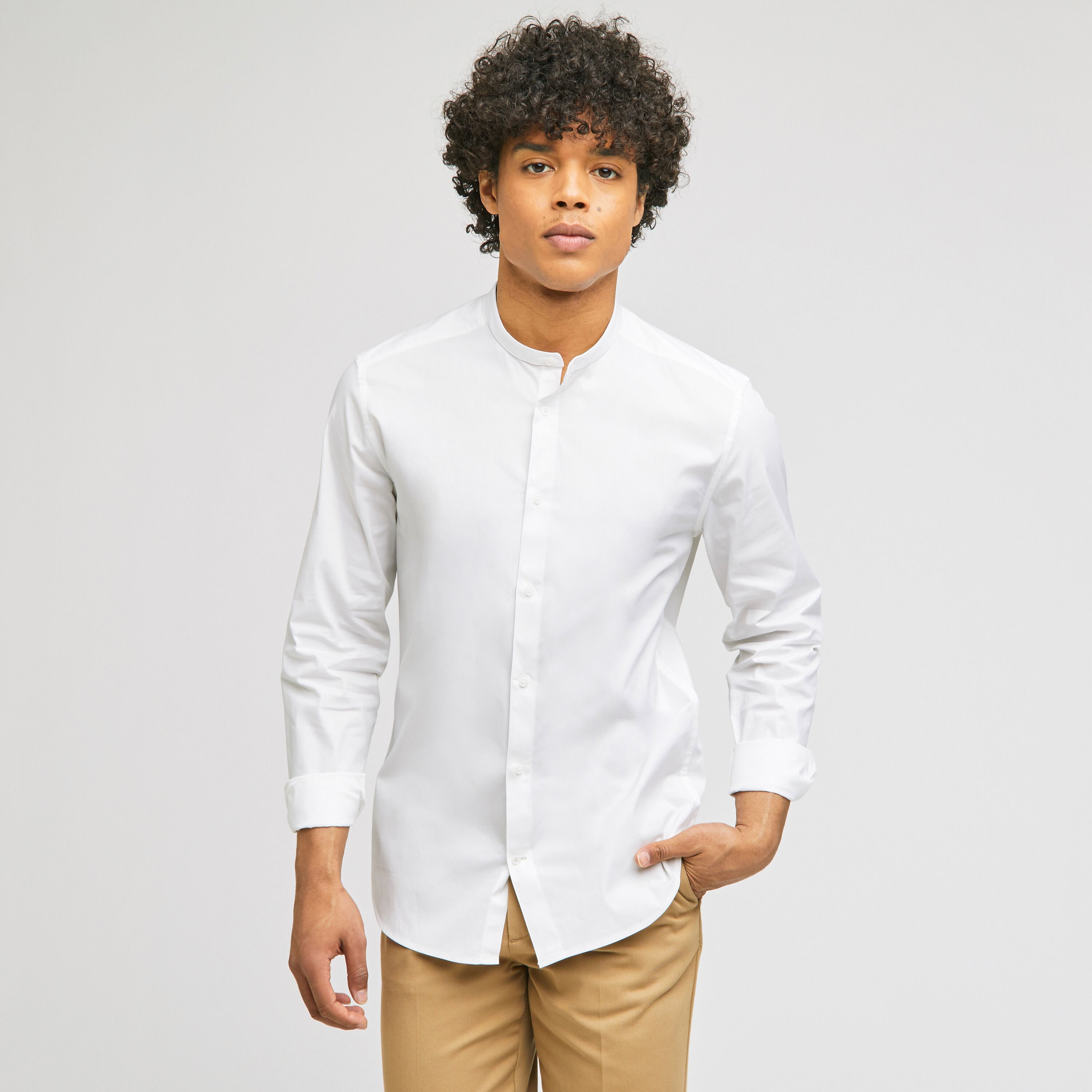 chemise col mao jules