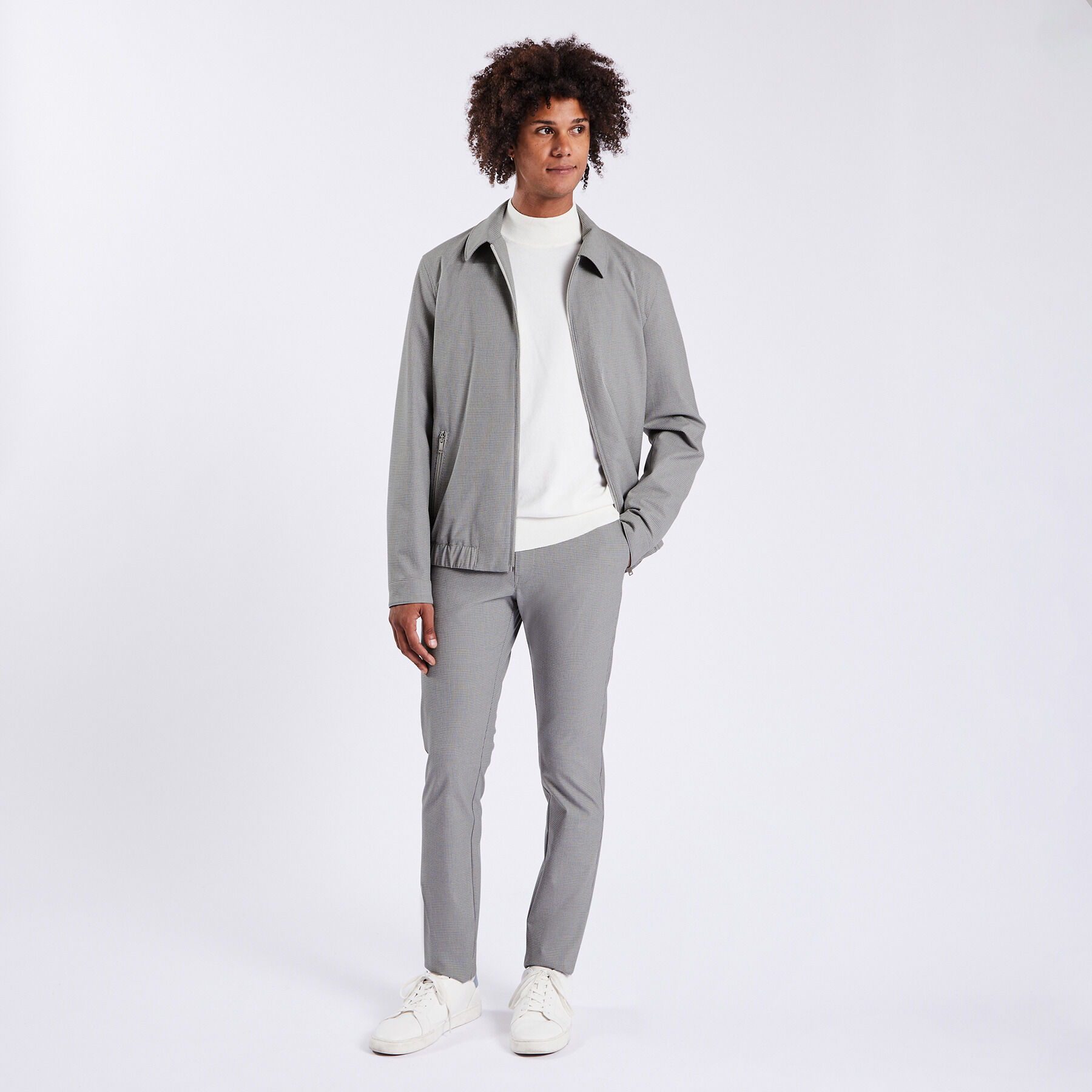 Blouson discount col chemise