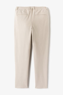 Tapered fit chinobroek in tricot