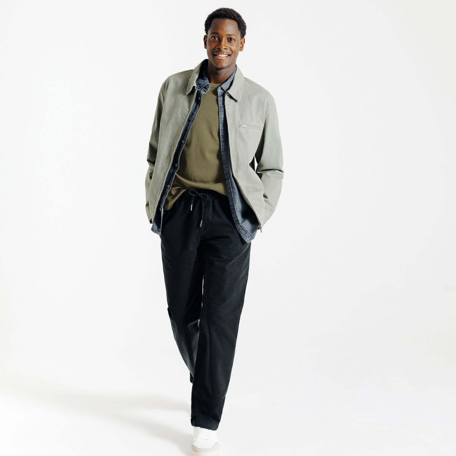 Tee shirt en c&ocirc;te manches longues