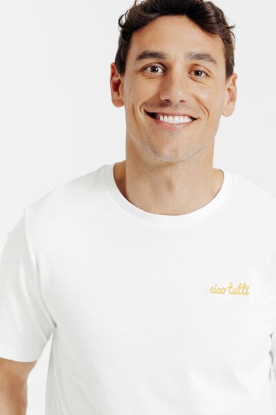 Pyjamaset met gestreepte short