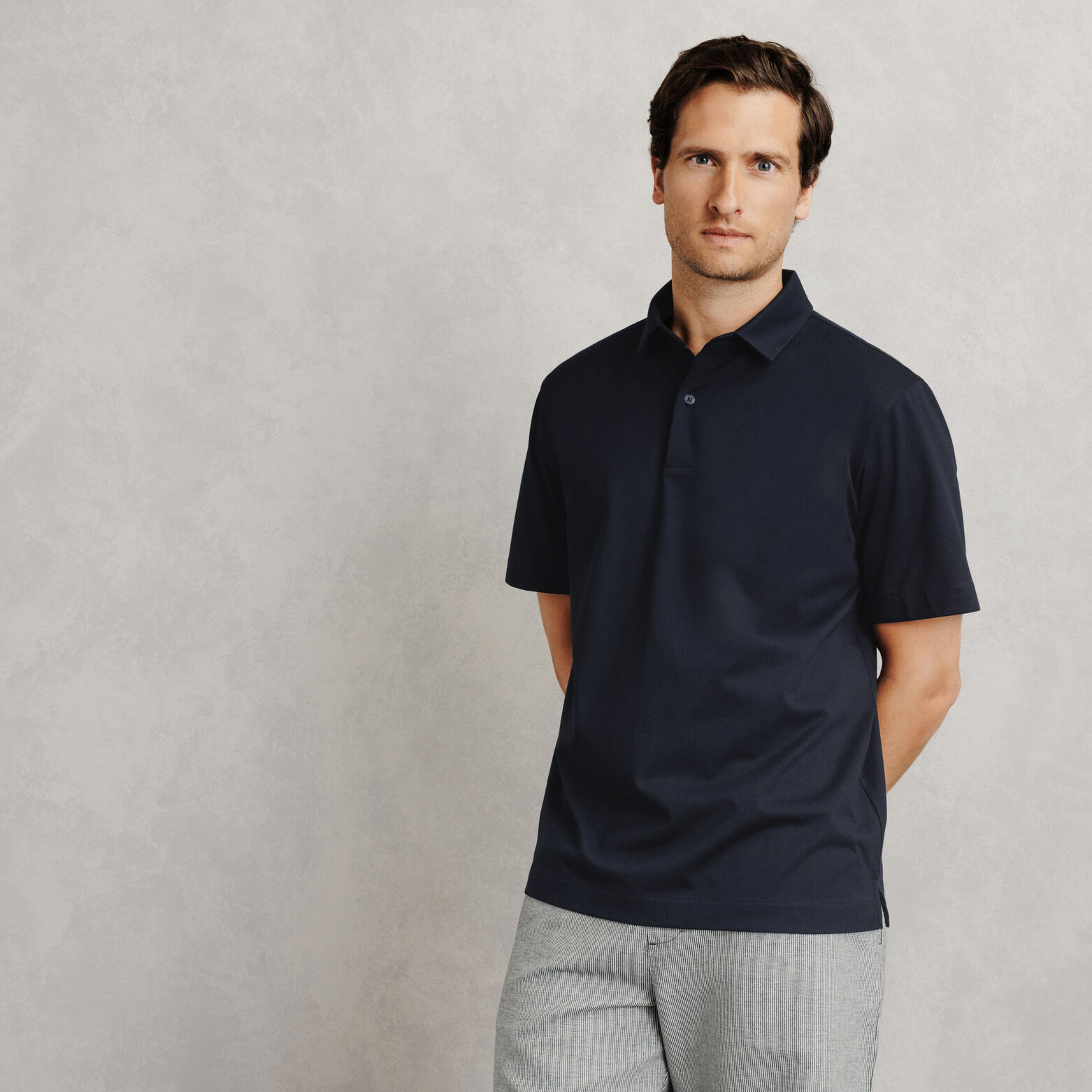 Polo jersey manches courtes