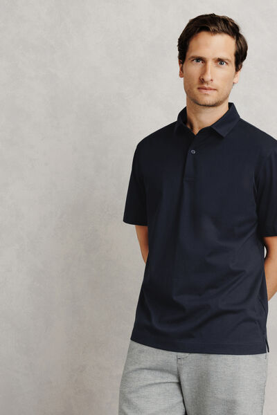 Polo jersey manches courtes