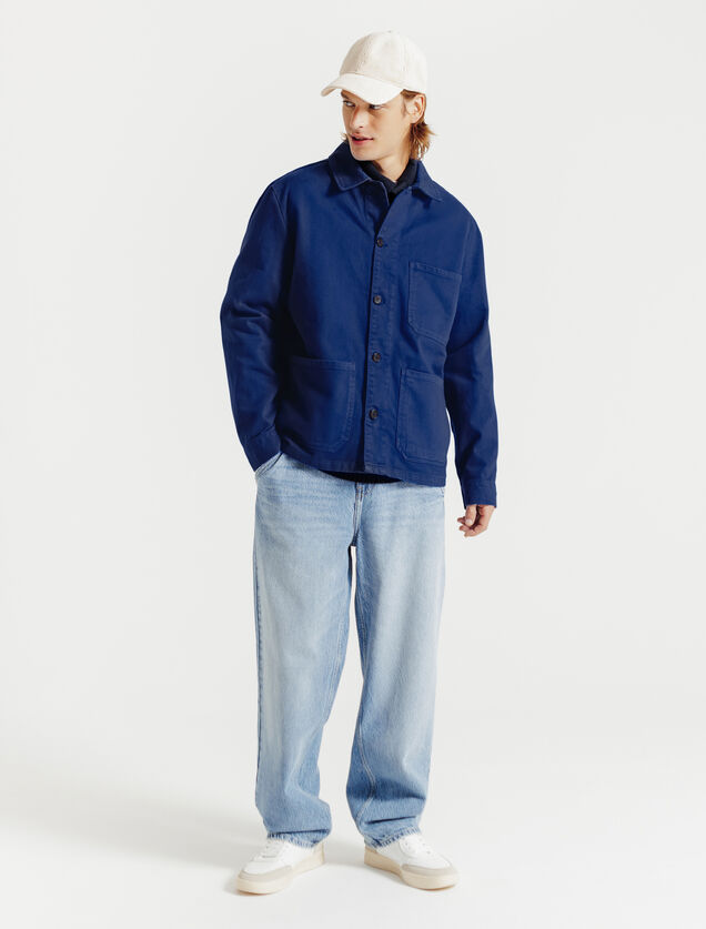 Vest met hemdskraag en knopen