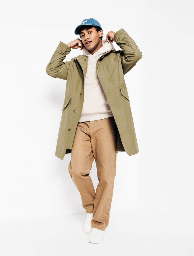 Sweat &agrave; capuche uni