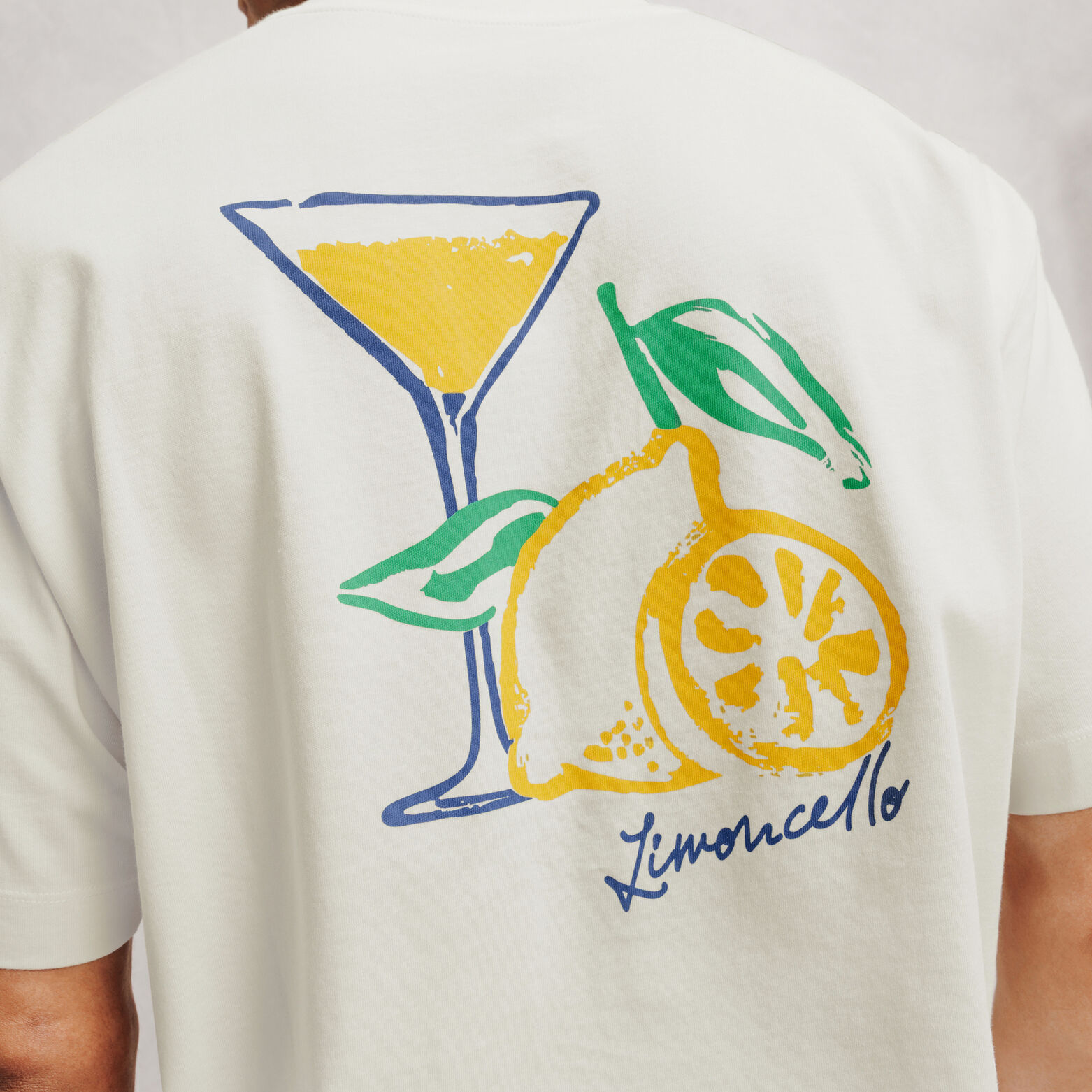 Tee shirt imprim&eacute; devant dos cocktail