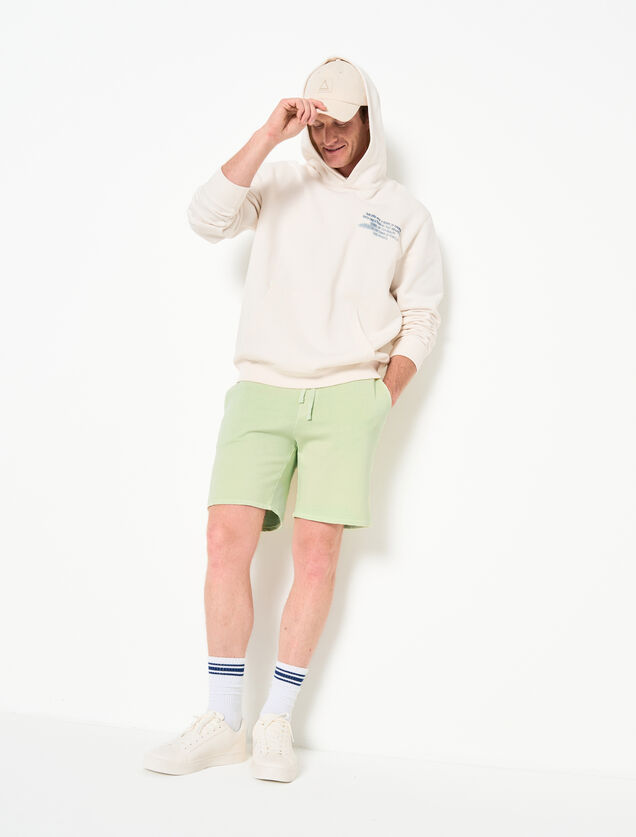 Short en molleton uni