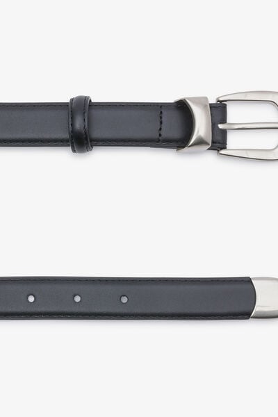 Ceinture fine en cuir