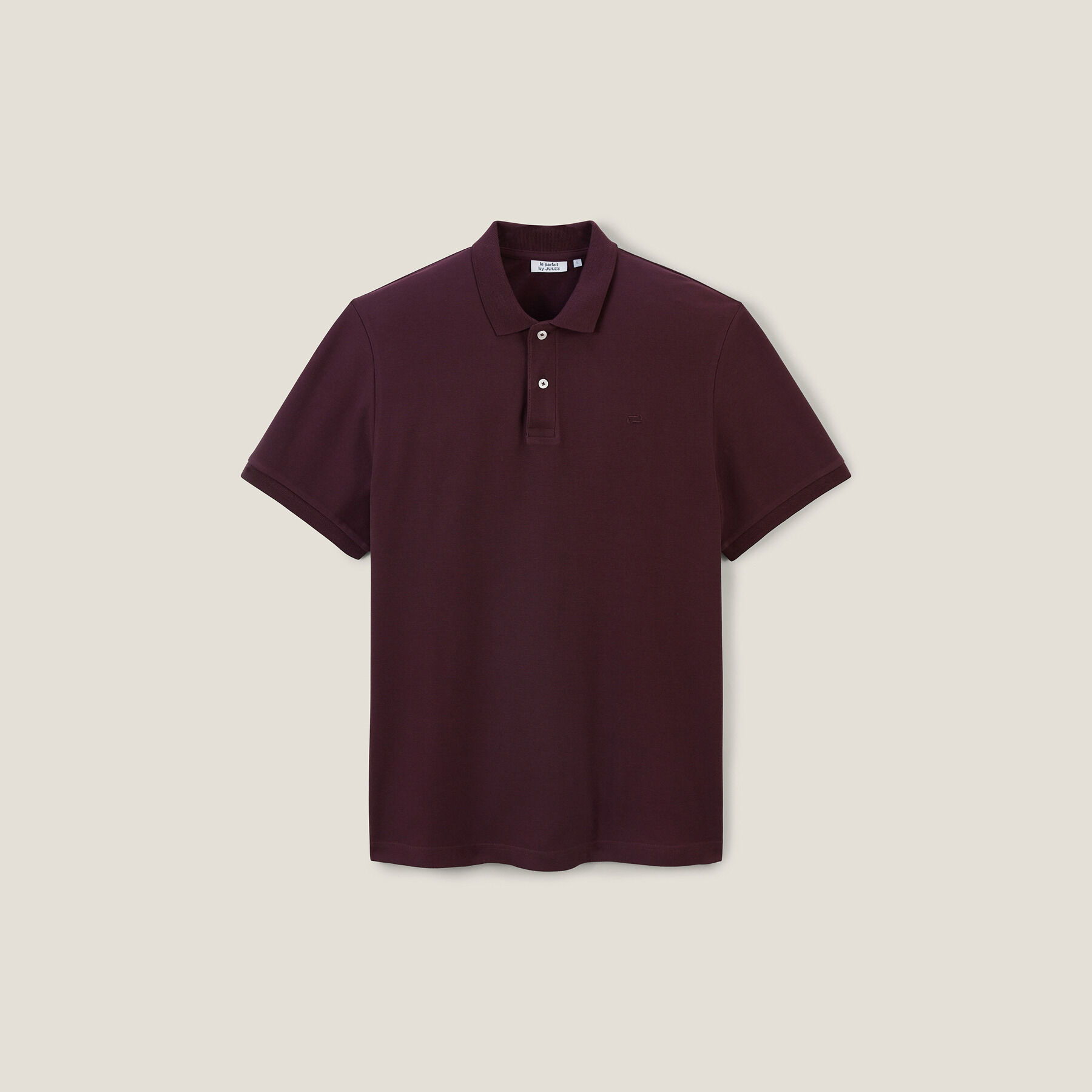 Polo manches courtes uni le parfait by Jules Bordeaux Jules